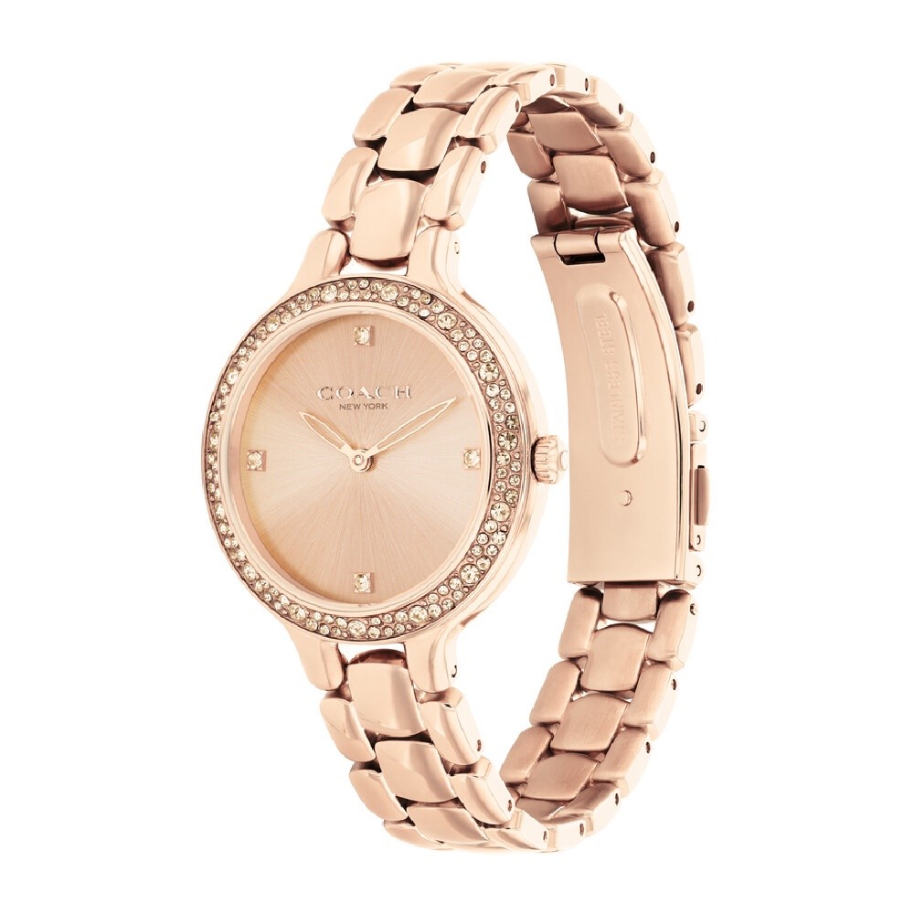 COACH CHELSEA CO14504162 นาฬิกาข้อมือผู้หญิง สายสแตนเลส Rose-Gold หน้าปัด 32 มม.